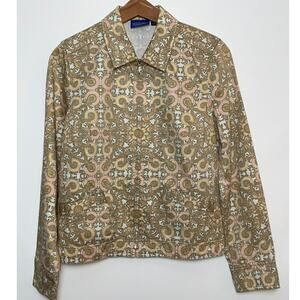 Pendleton Light Cotton Jacket - Size M - Mandala Pattern & Pendleton Quality‎